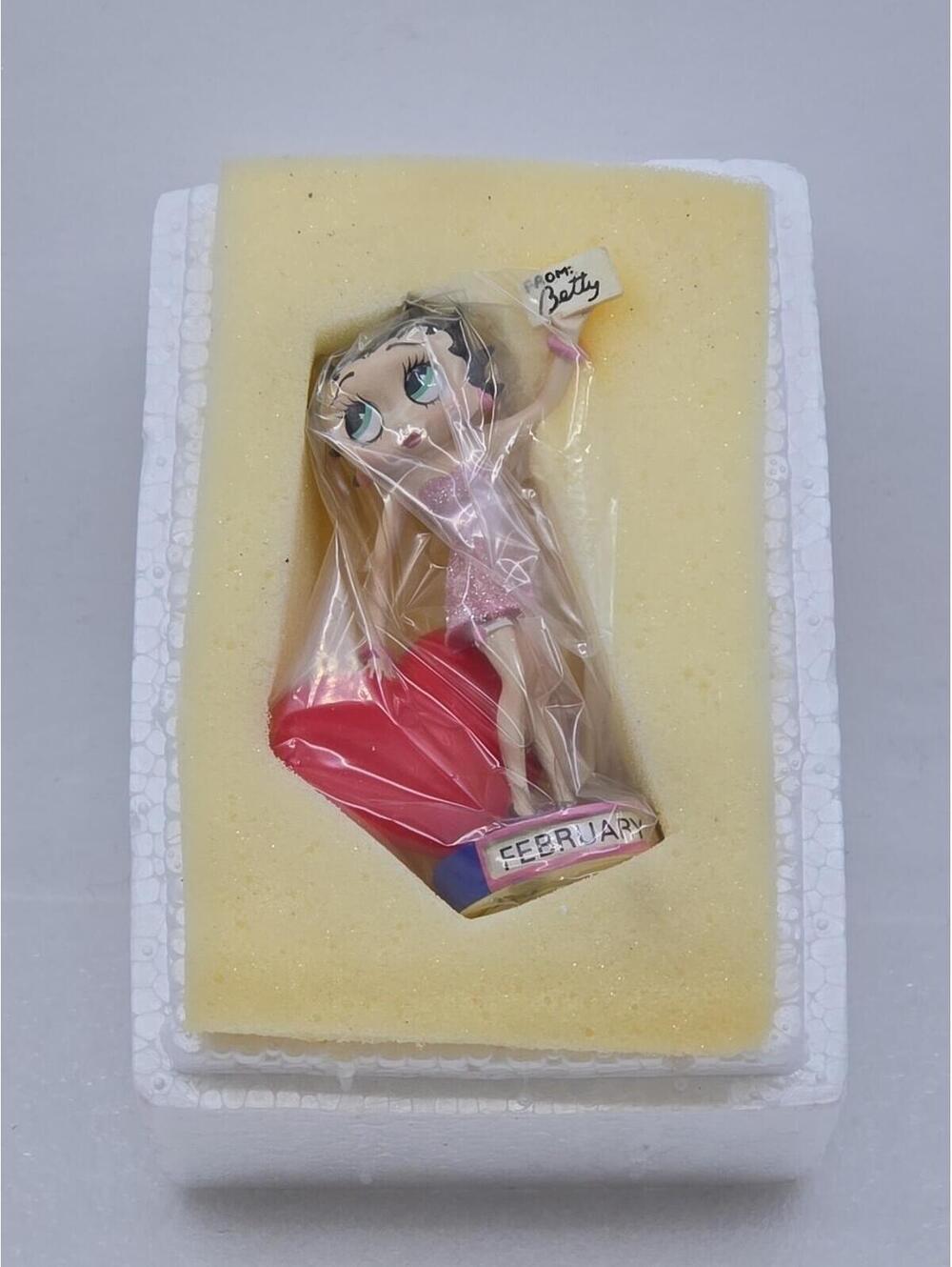 Betty Boop Danbury Mint Booping Through The Year Calendar February Figurine HTF